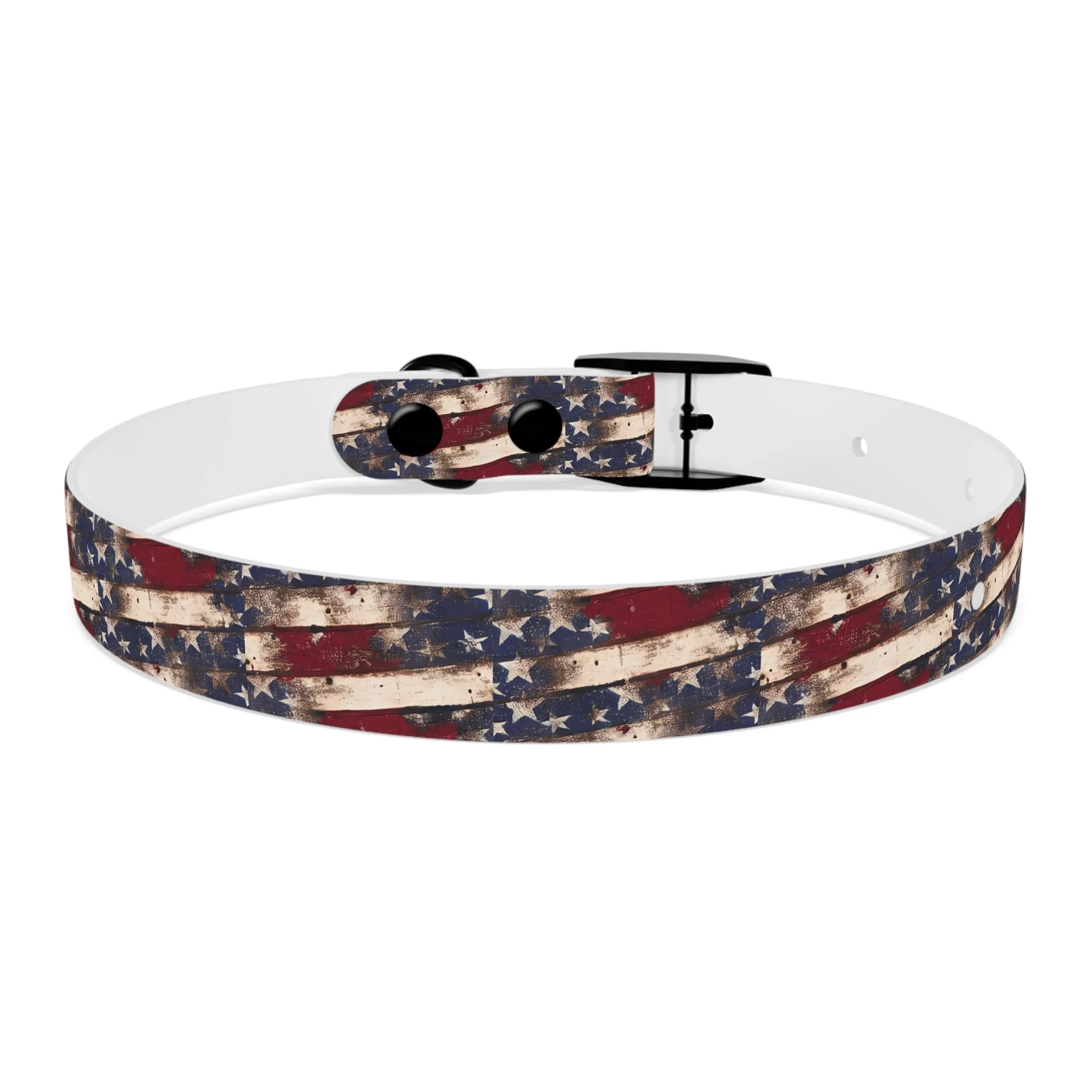 Distressed Flag Dog Collar