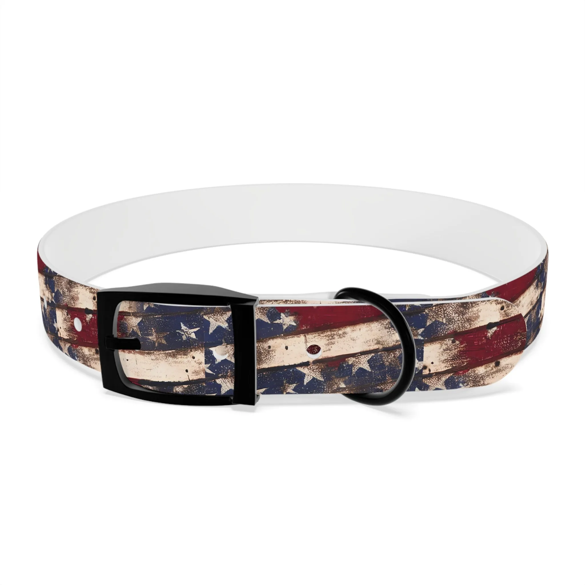Distressed Flag Dog Collar