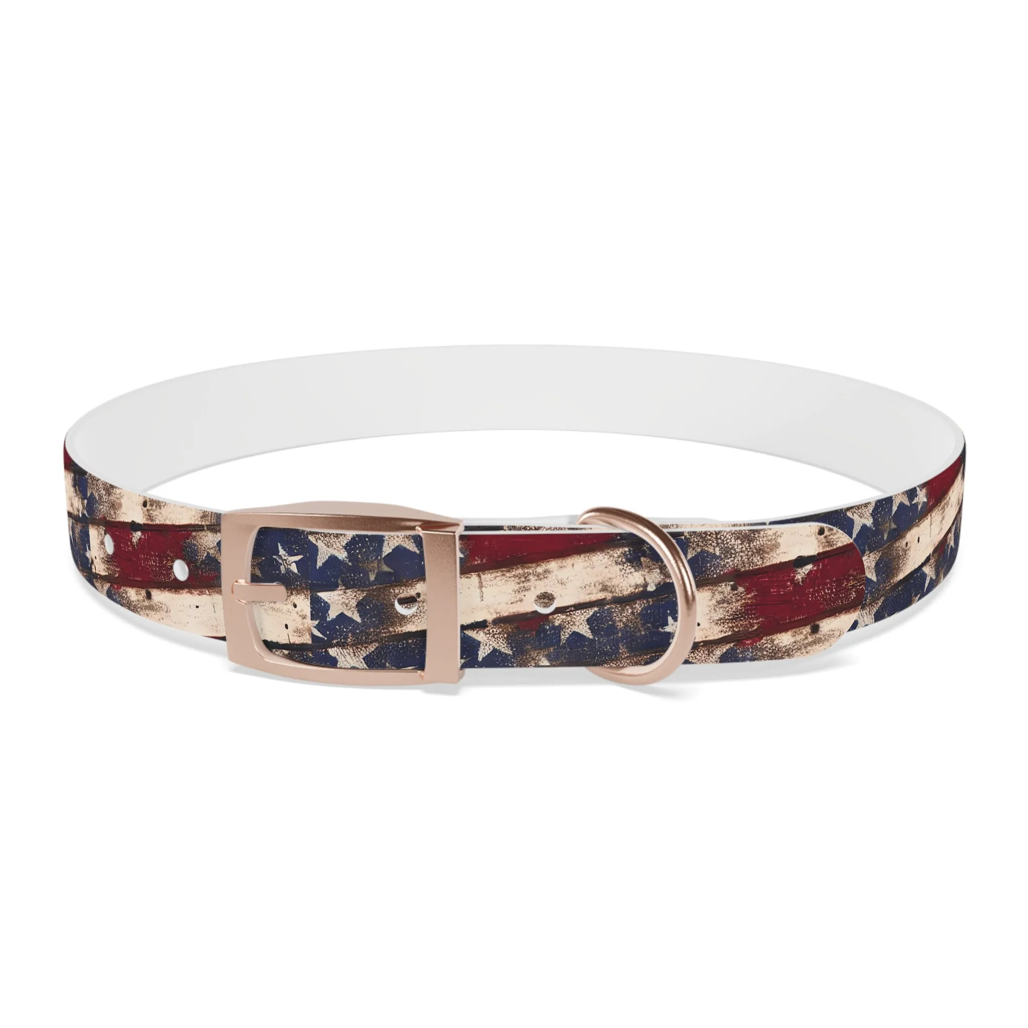 Distressed Flag Dog Collar