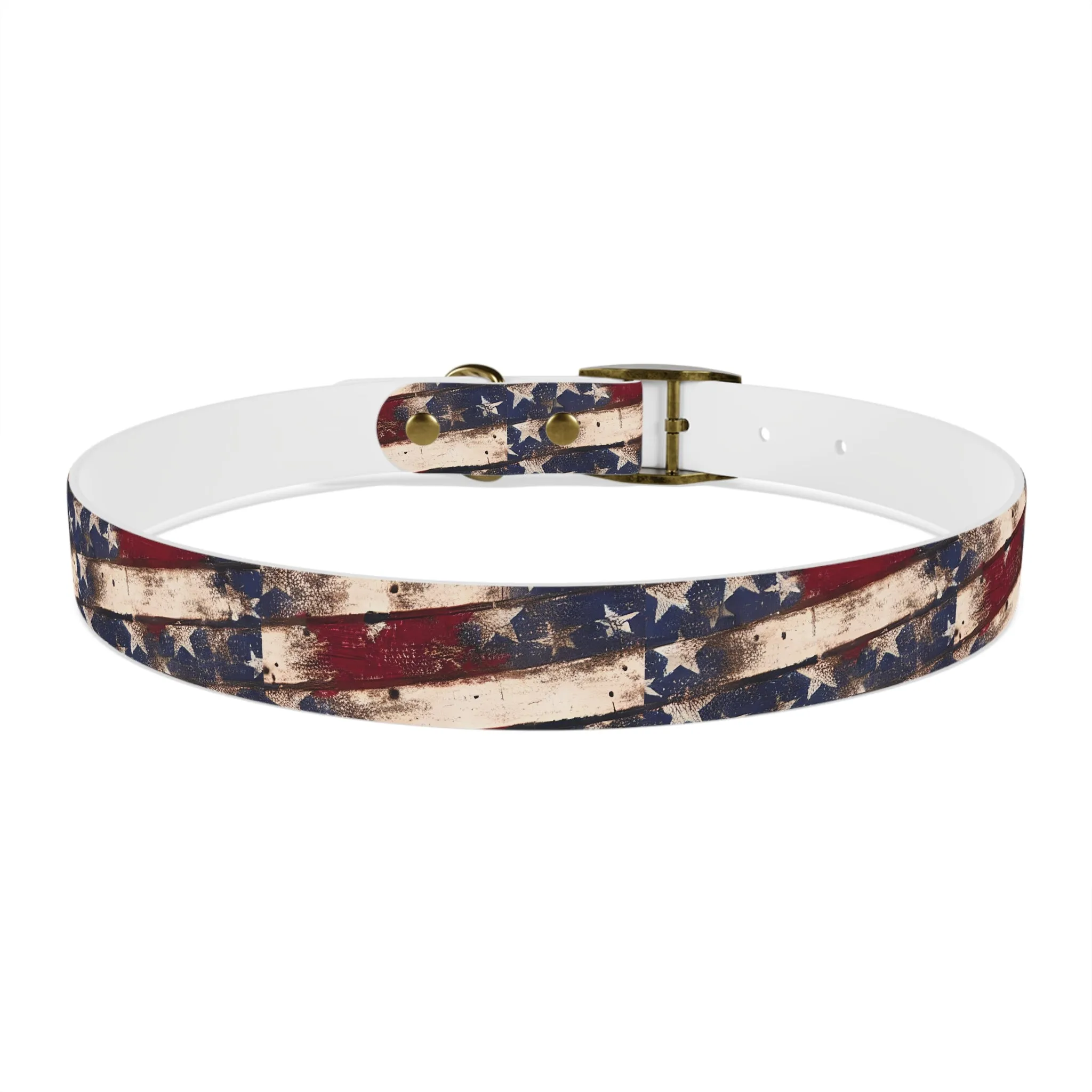 Distressed Flag Dog Collar