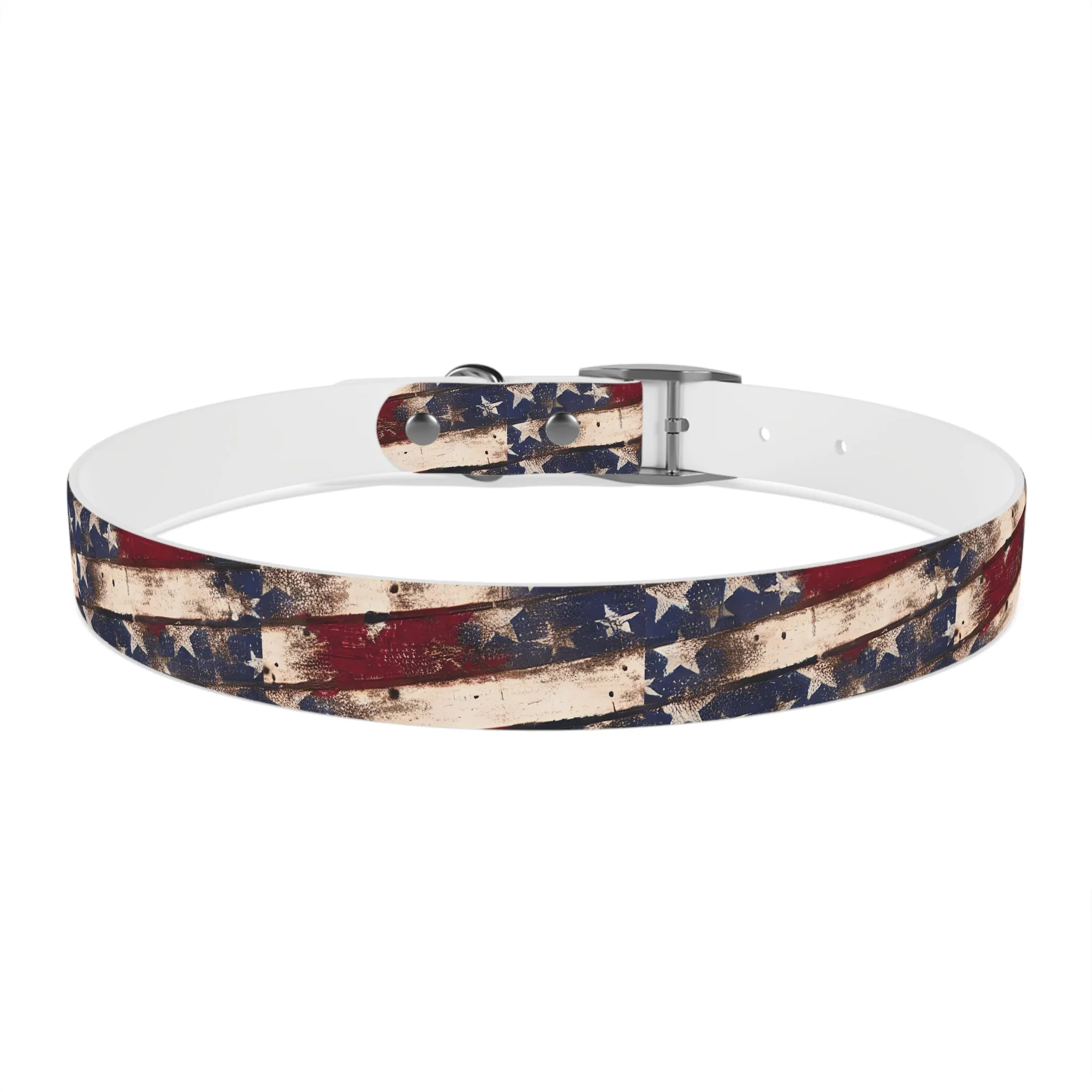Distressed Flag Dog Collar