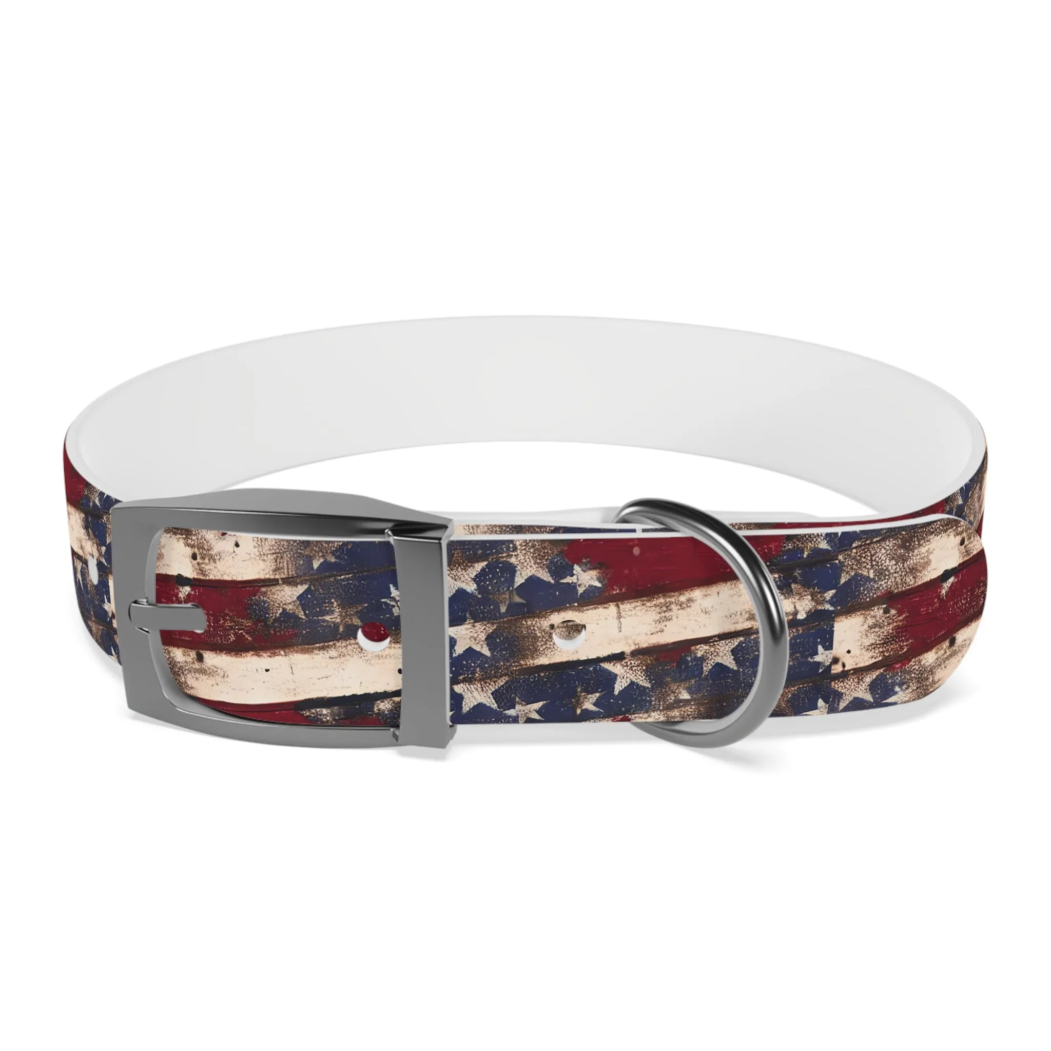 Distressed Flag Dog Collar