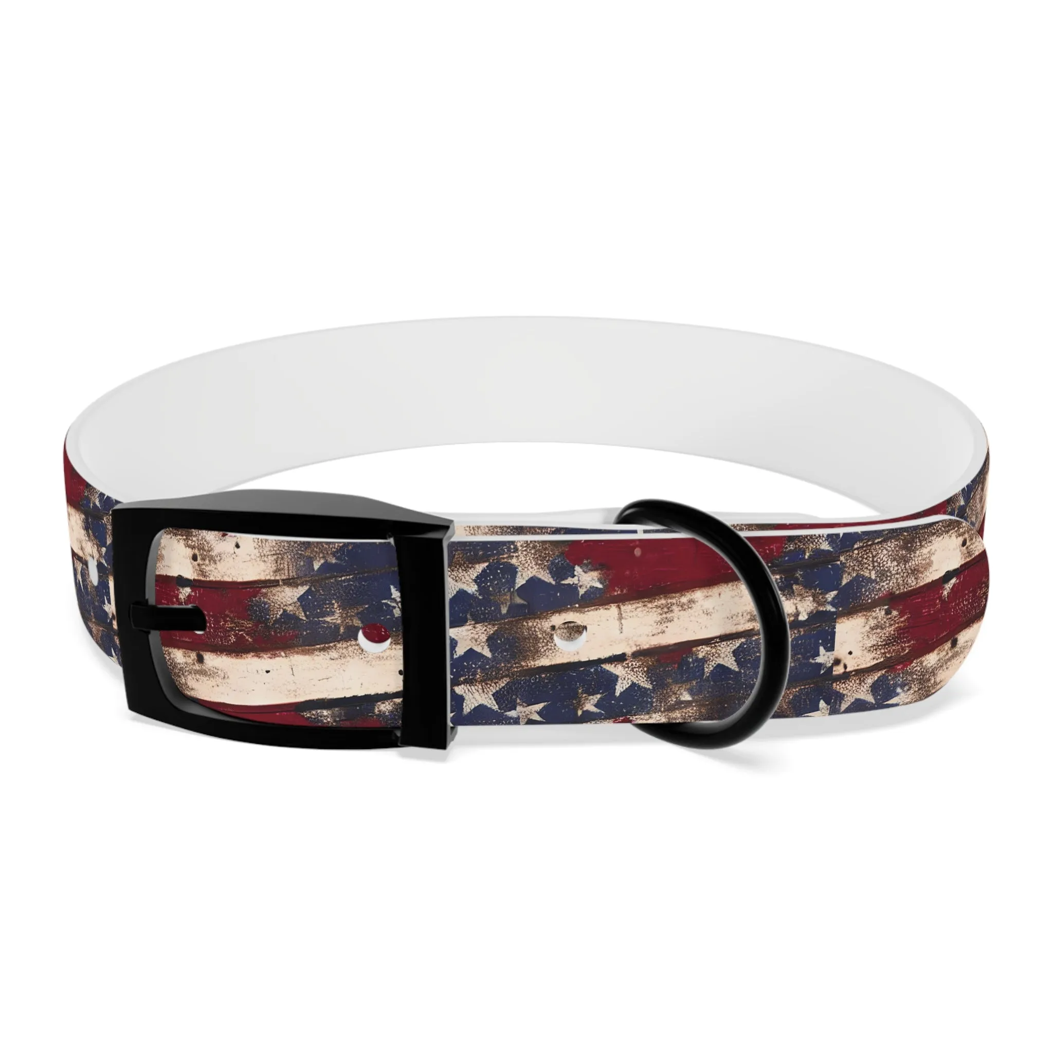 Distressed Flag Dog Collar