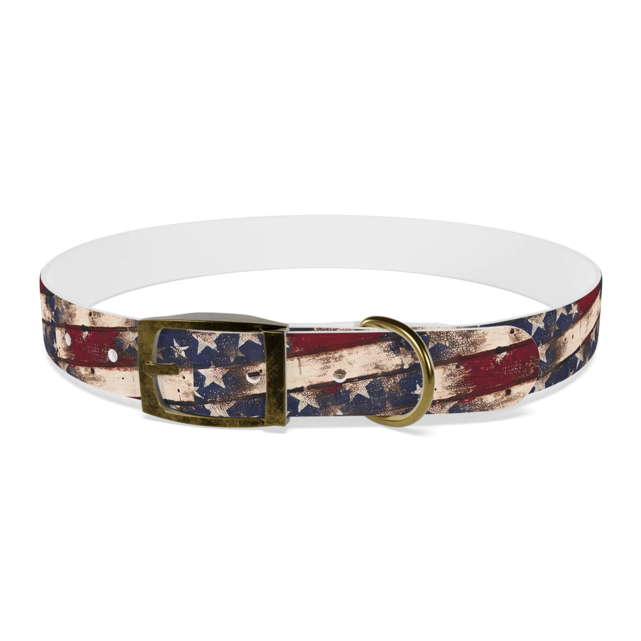 Distressed Flag Dog Collar
