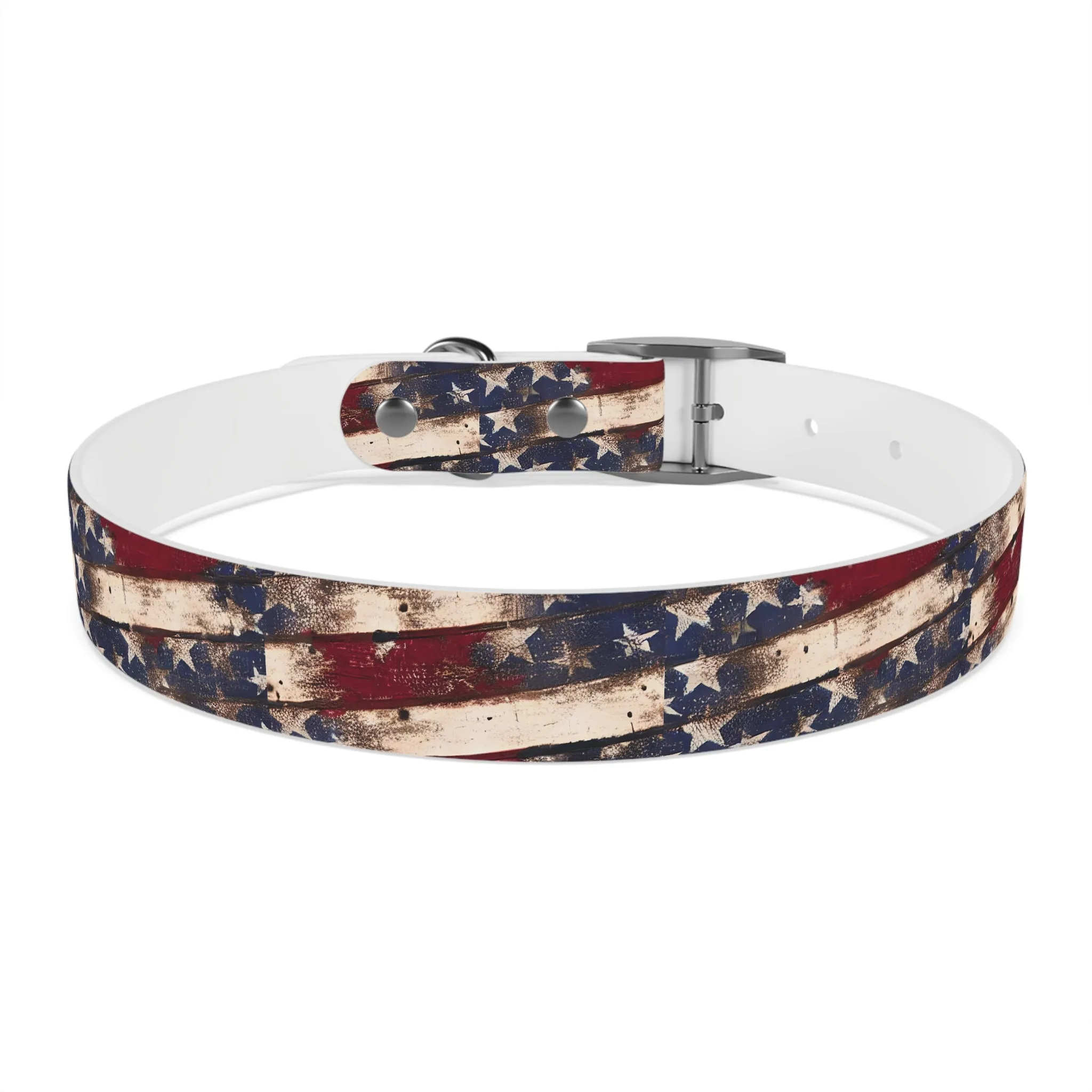 Distressed Flag Dog Collar