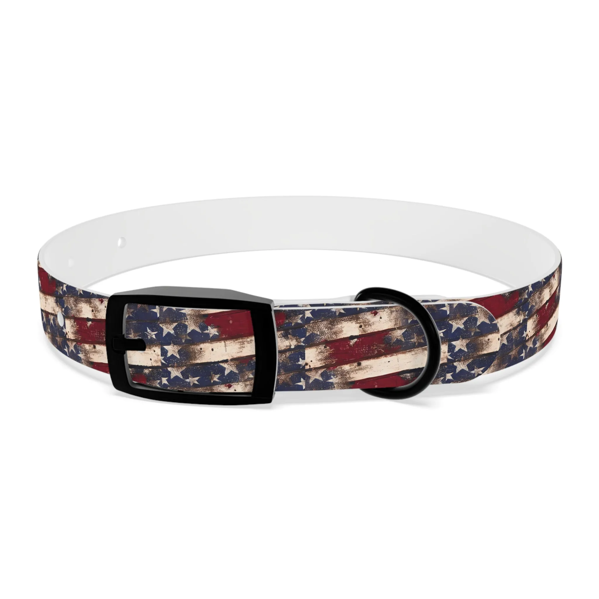 Distressed Flag Dog Collar