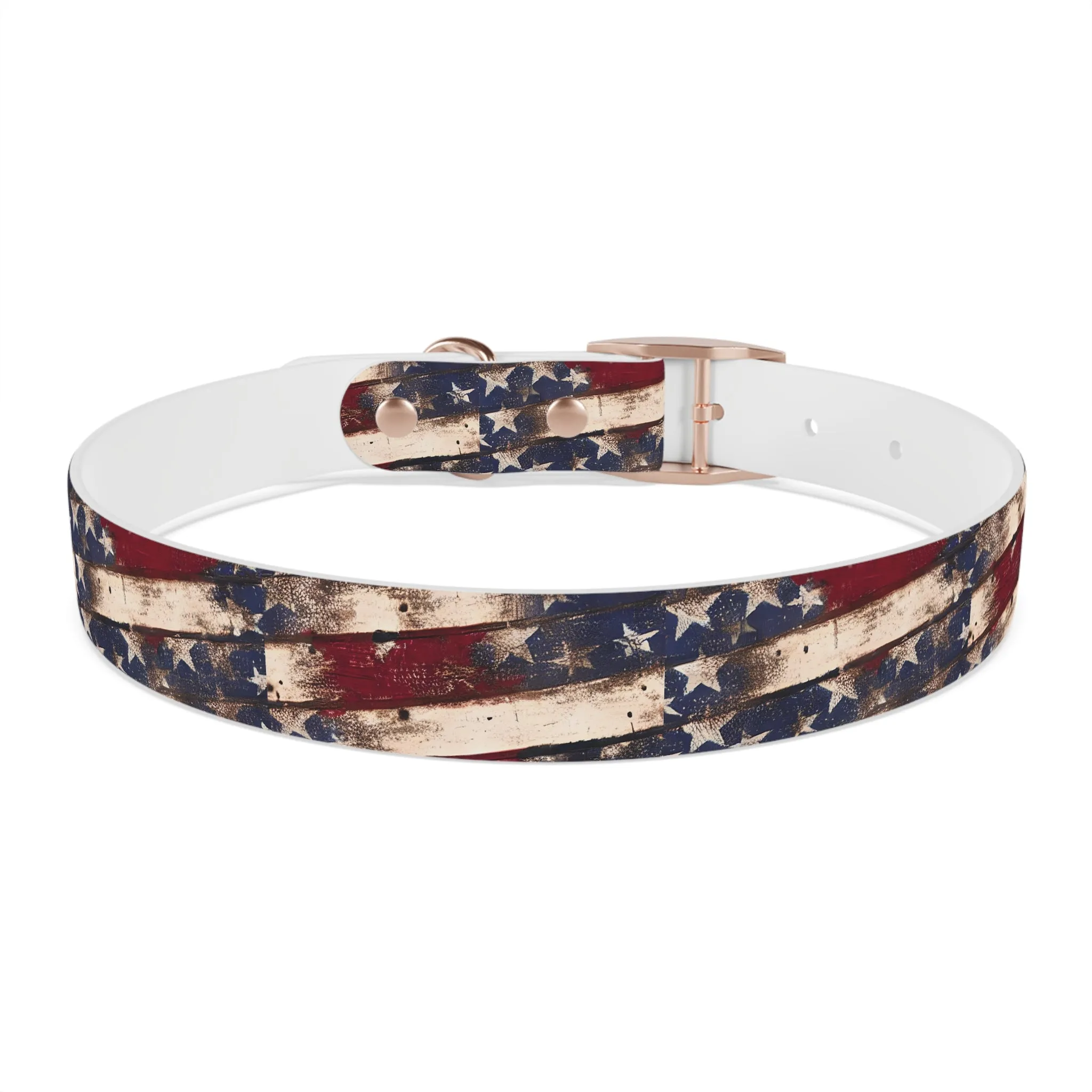 Distressed Flag Dog Collar