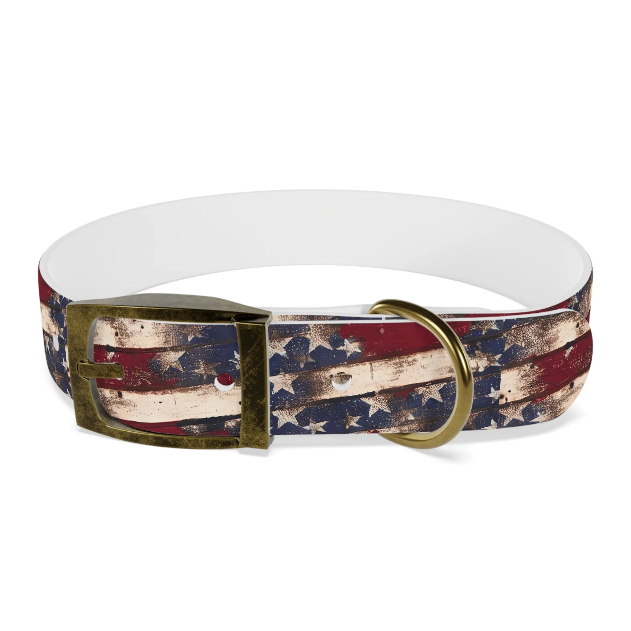 Distressed Flag Dog Collar