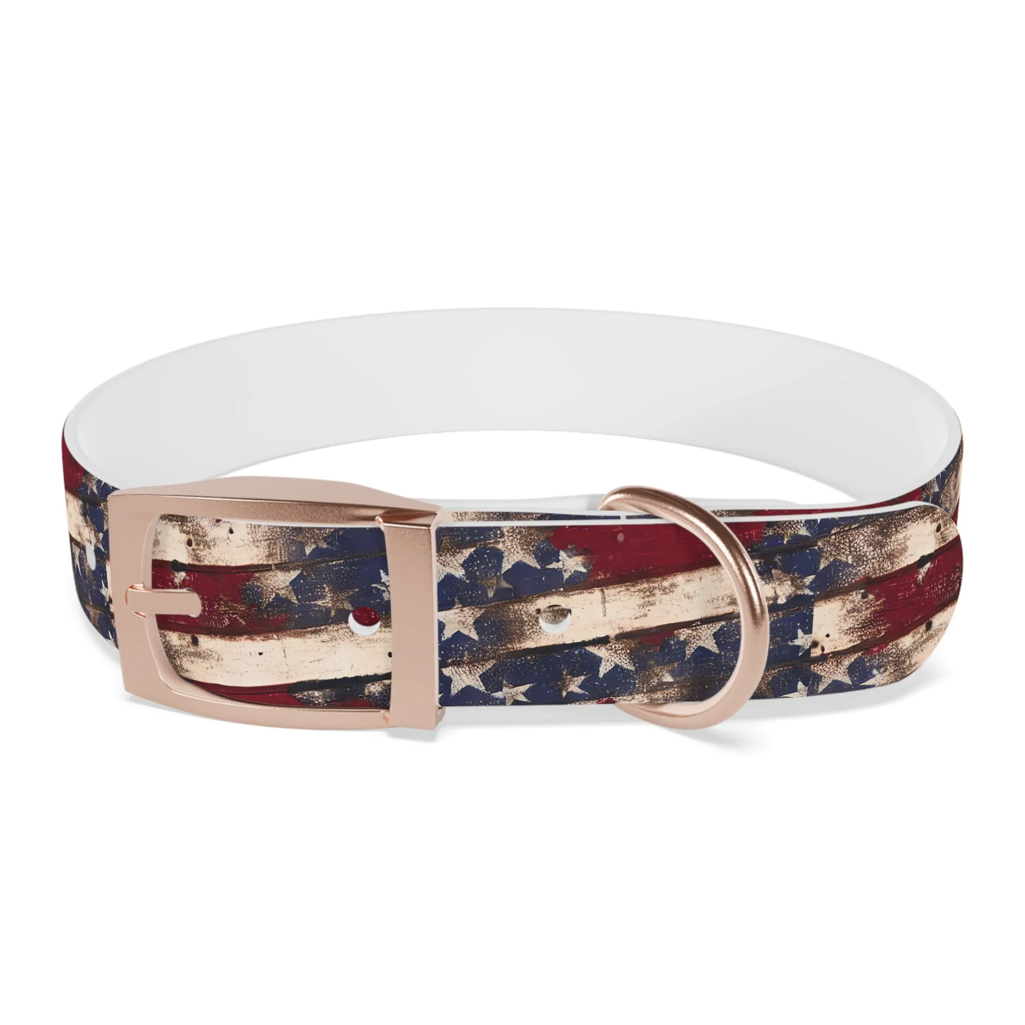 Distressed Flag Dog Collar