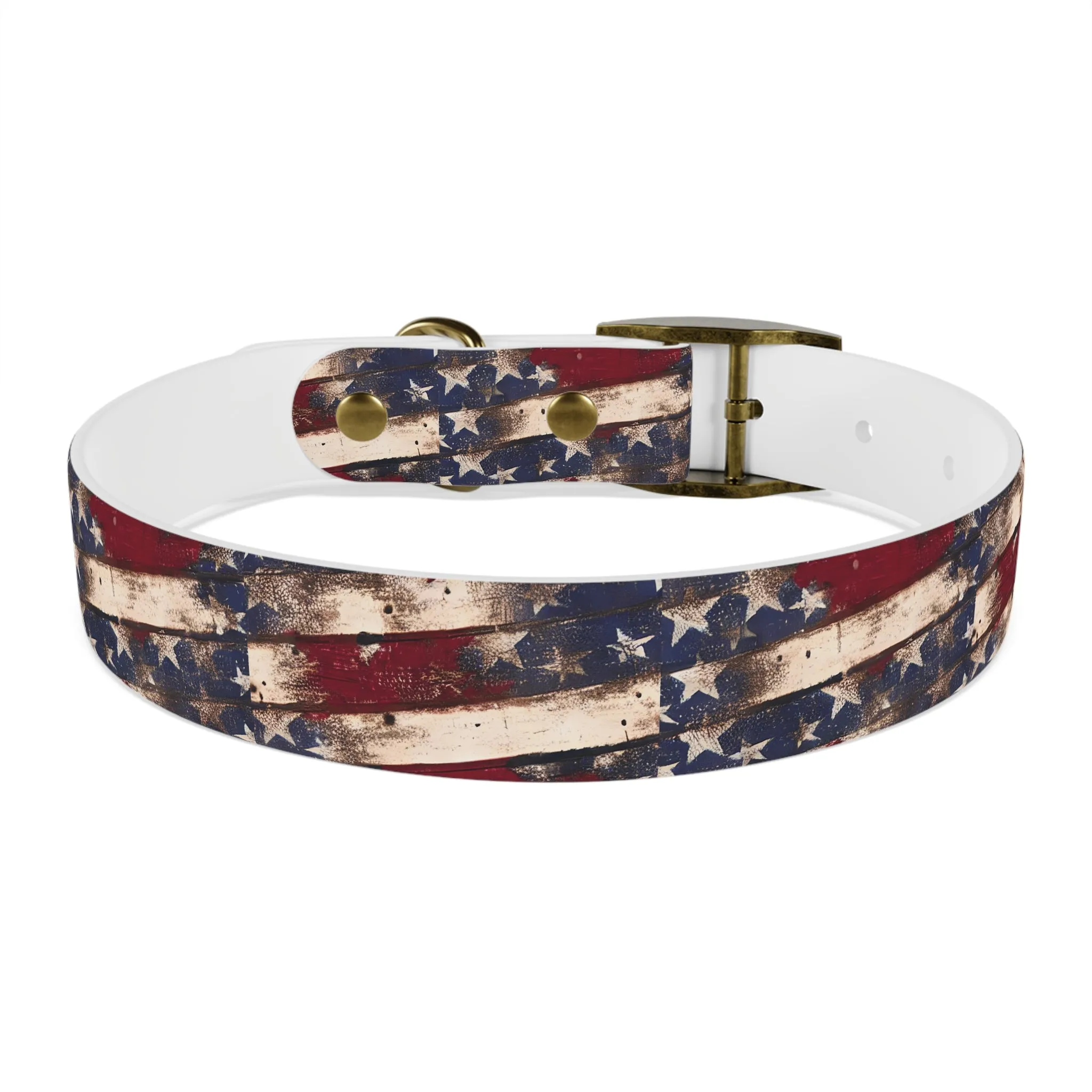 Distressed Flag Dog Collar