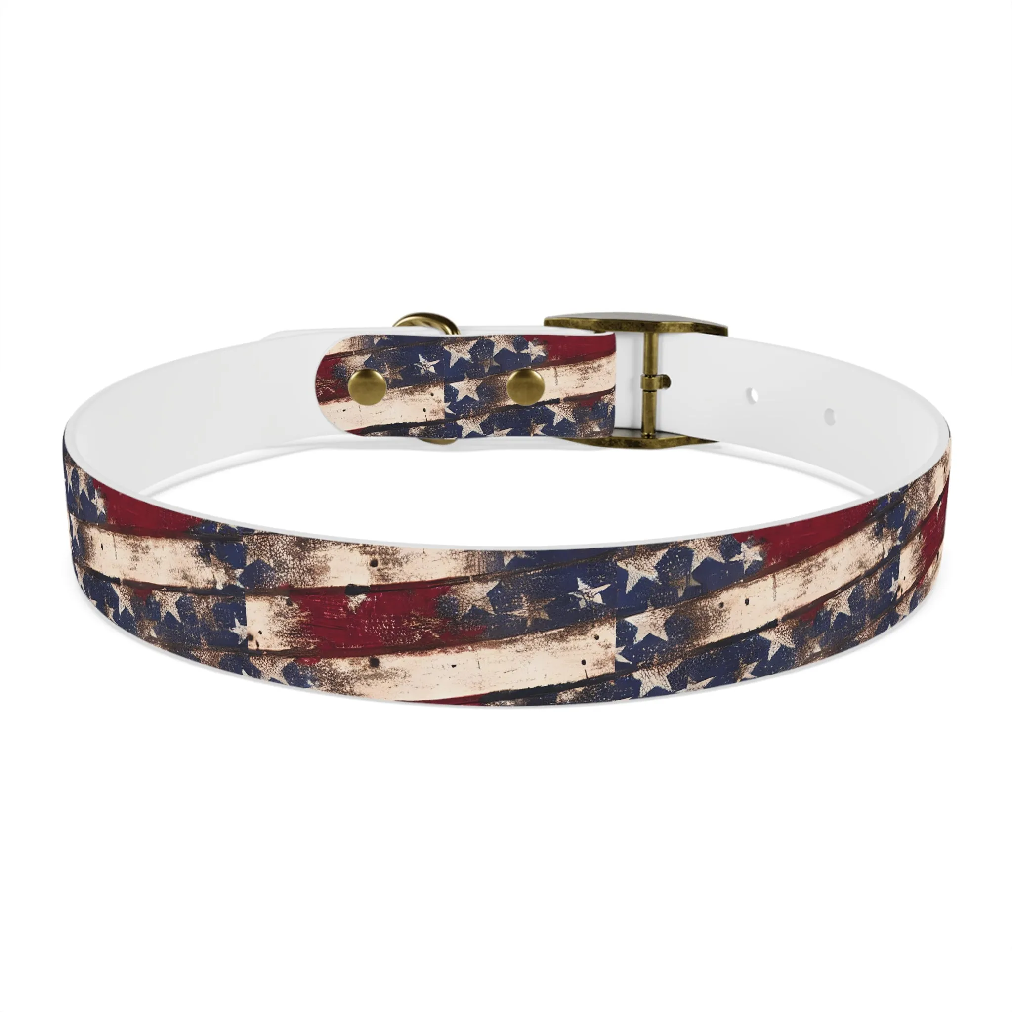 Distressed Flag Dog Collar