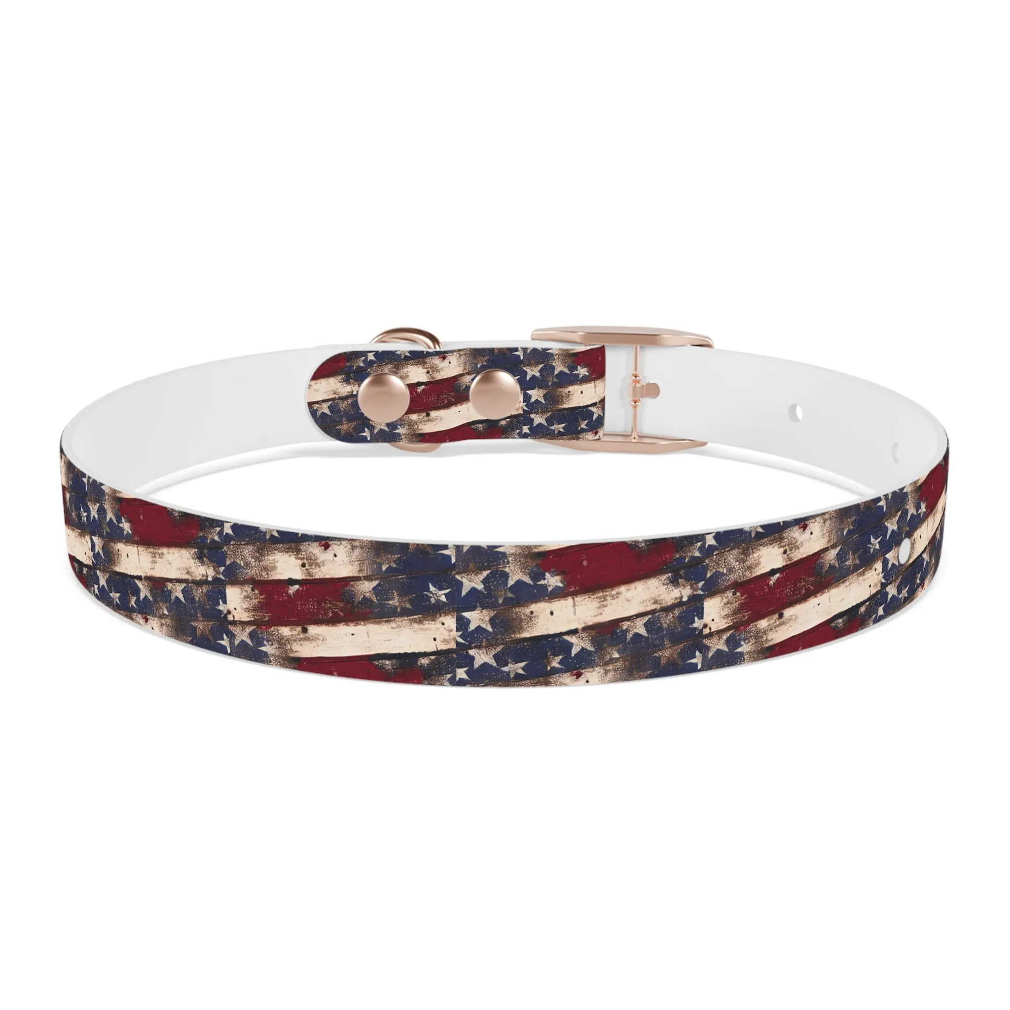 Distressed Flag Dog Collar