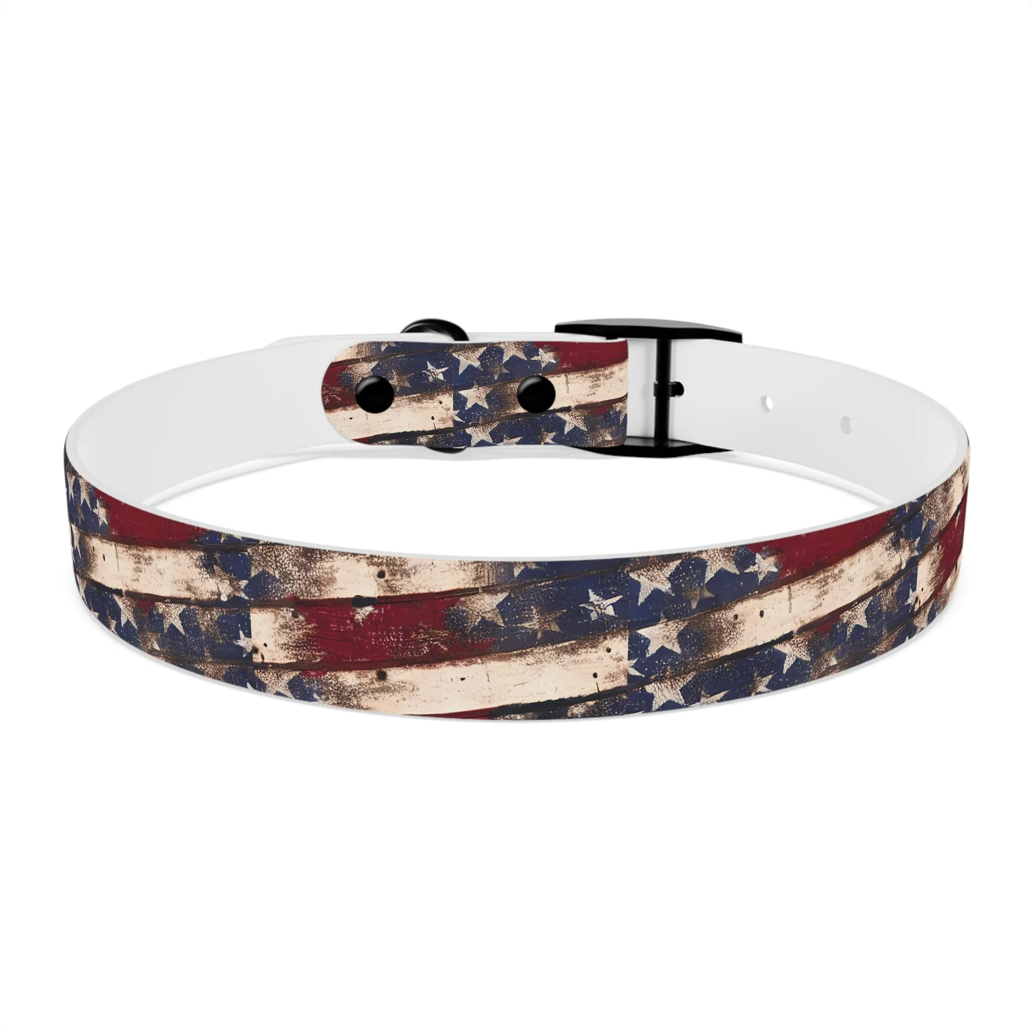 Distressed Flag Dog Collar