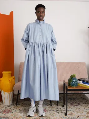 Doyin Sky Blue Midi Dress