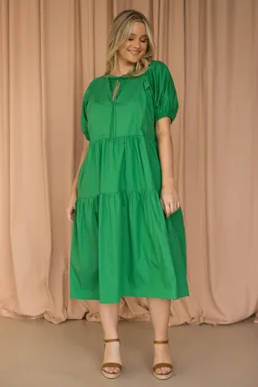 Drifter Midi Dress | Emerald | FINAL SALE