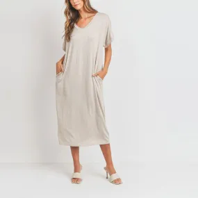 Easy Breezy Dolman Midi Dress