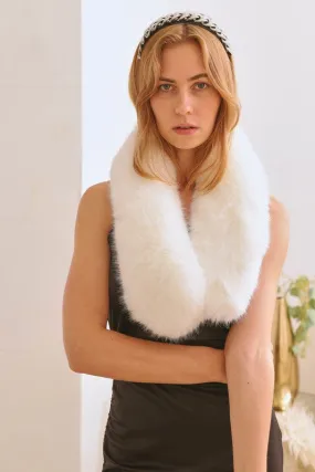 Faux Fur Collar Scarf