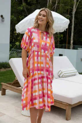 FINAL SALE Roamer Midi Dress in Mamba