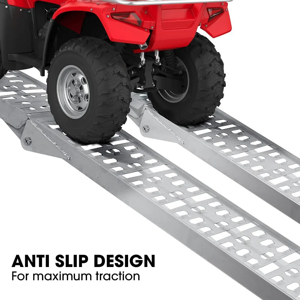 Foldable 2.3m Aluminium Loading Ramps, 680kg, Bullet Pro