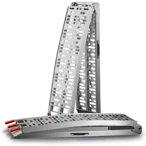 Foldable 2.3m Aluminium Loading Ramps, 680kg, Bullet Pro