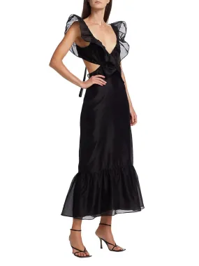 Franc Frill Midi Dress