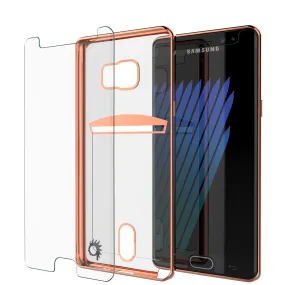 Galaxy Note 7 Case, PUNKCASE® LUCID Rose Gold Series | Card Slot | SHIELD Screen Protector