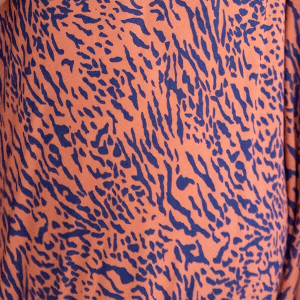 Gypsy Jumpsuit in Premium Madagascar Orange Navy
