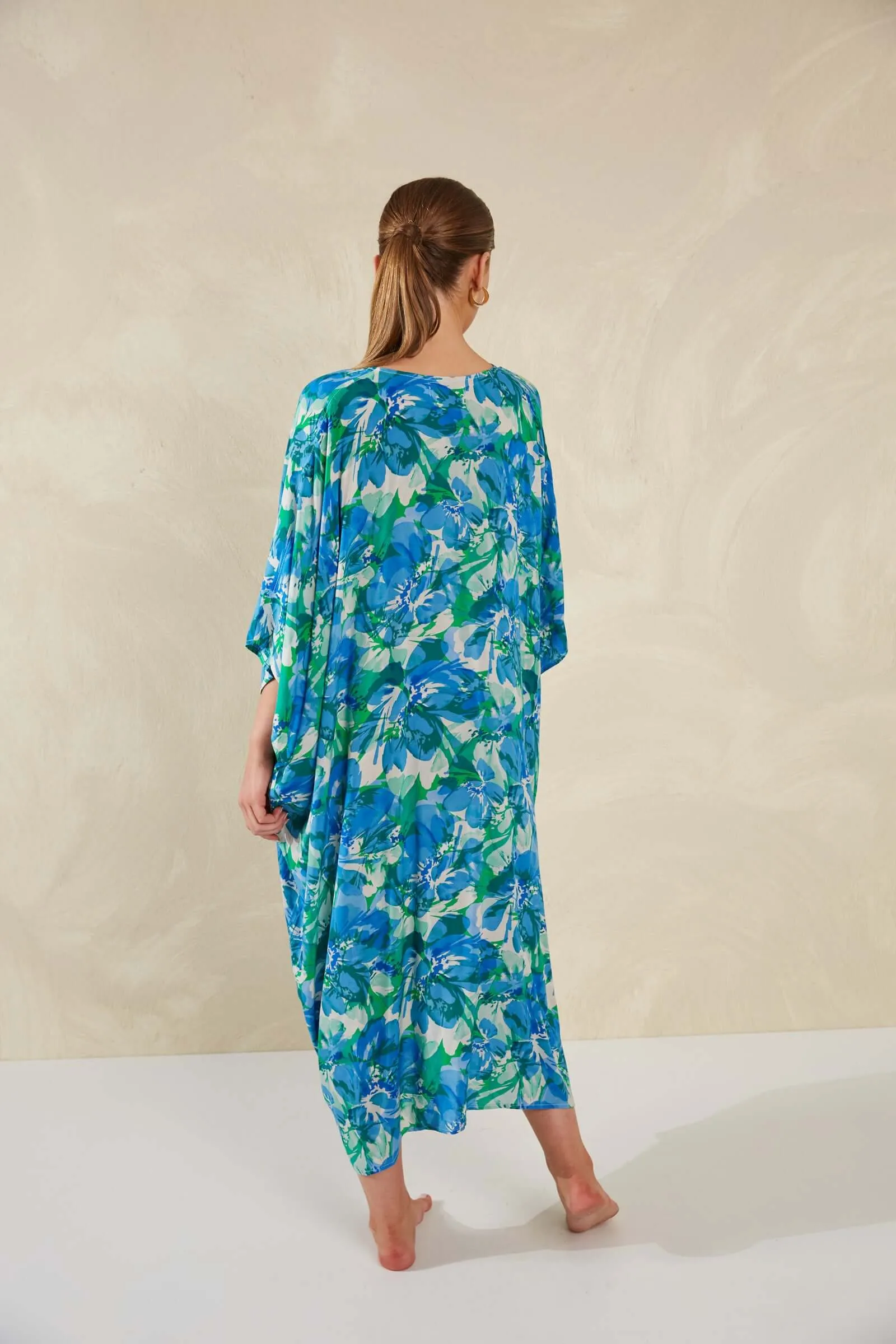 Haven Lipari Kaftan in Petali