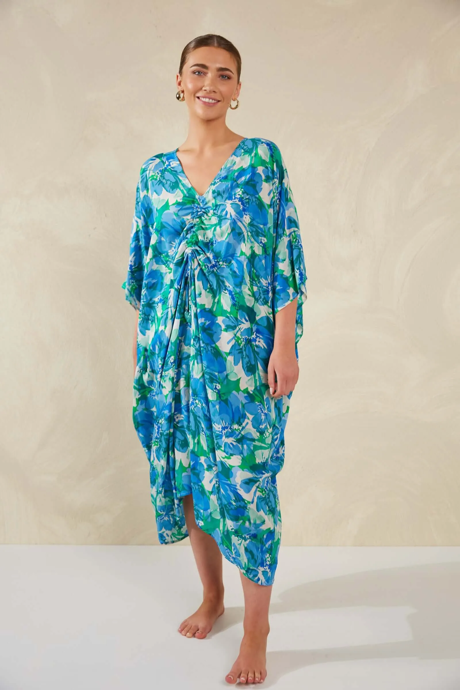Haven Lipari Kaftan in Petali