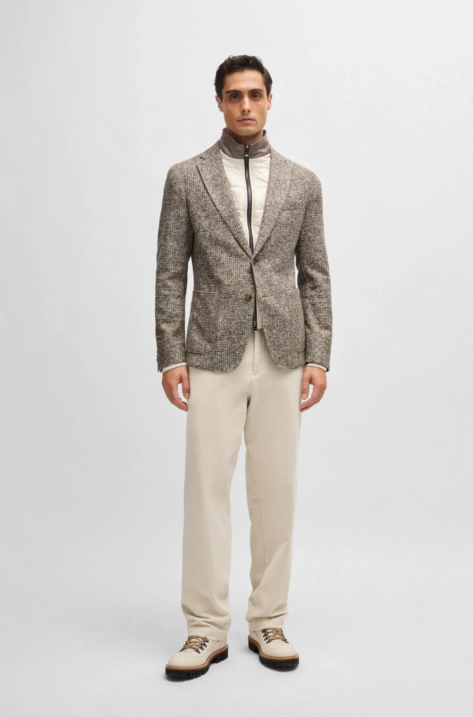 HUGO BOSS - SLIM FIT SPORT COAT WITH REMOVABLE INSERT