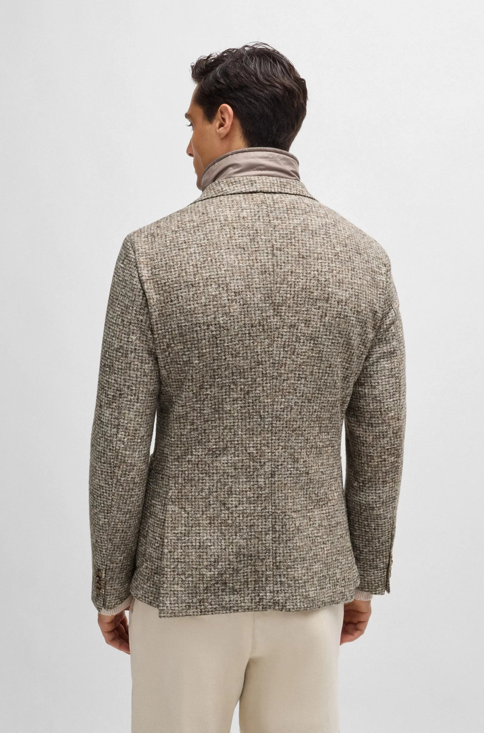 HUGO BOSS - SLIM FIT SPORT COAT WITH REMOVABLE INSERT