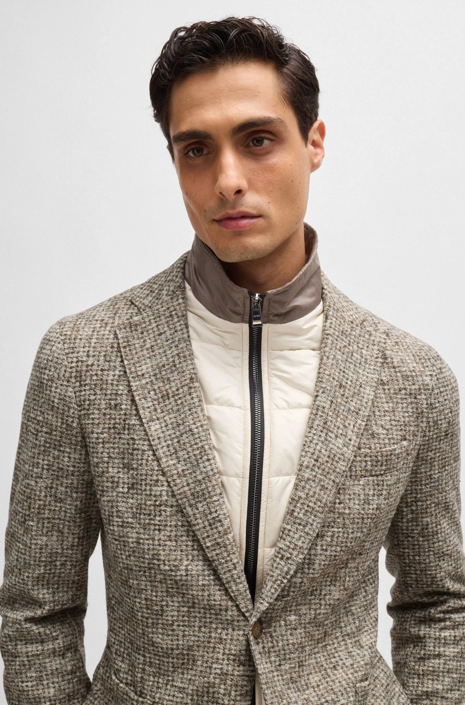HUGO BOSS - SLIM FIT SPORT COAT WITH REMOVABLE INSERT