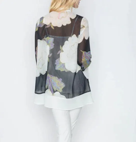 IC COLLECTION 5615T Tassel Tie Top