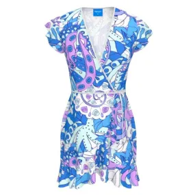 Imi Flounce Wrap Dress