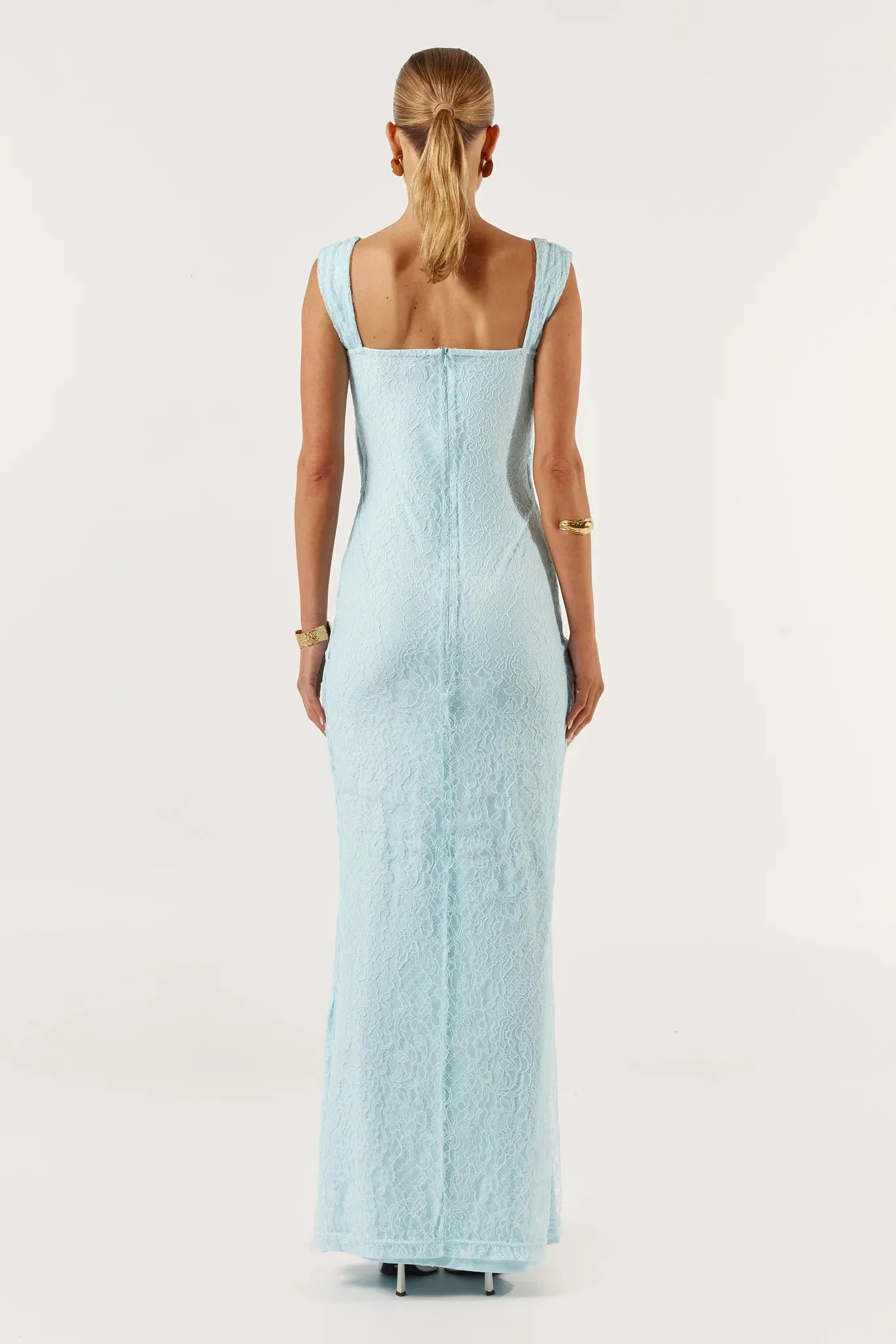 IMOGEN MIDI DRESS BABY BLUE
