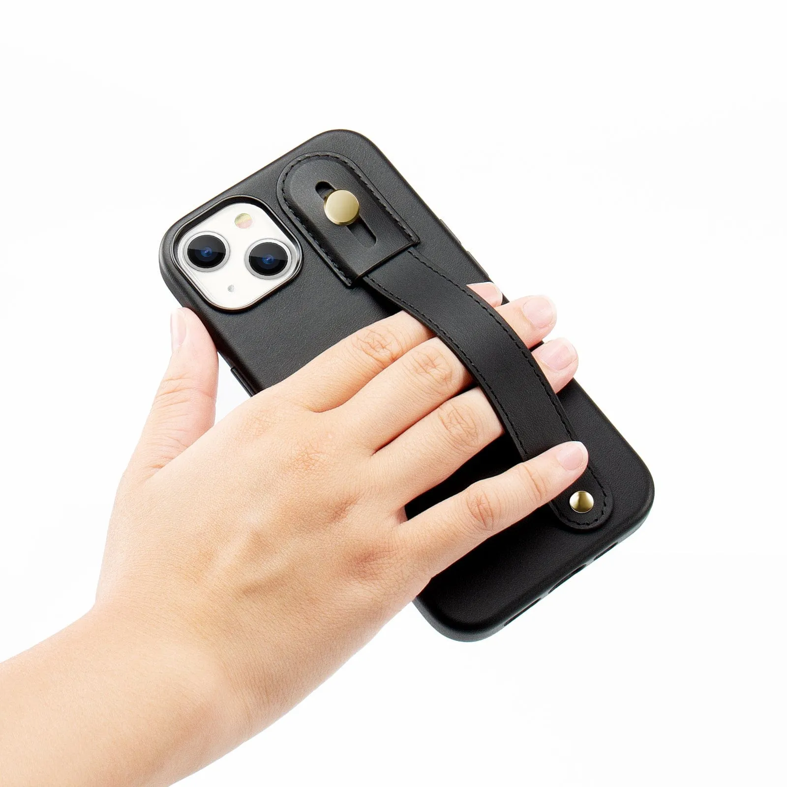 Indy Series Genuine Leather FingerGrip Case - iPhone 15 Plus - CP00452 CP00453