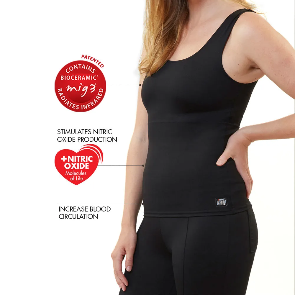 Invel® Active Tank Top Anti-Cellulite With Bioceramic MIG3® Far-Infrared Technology