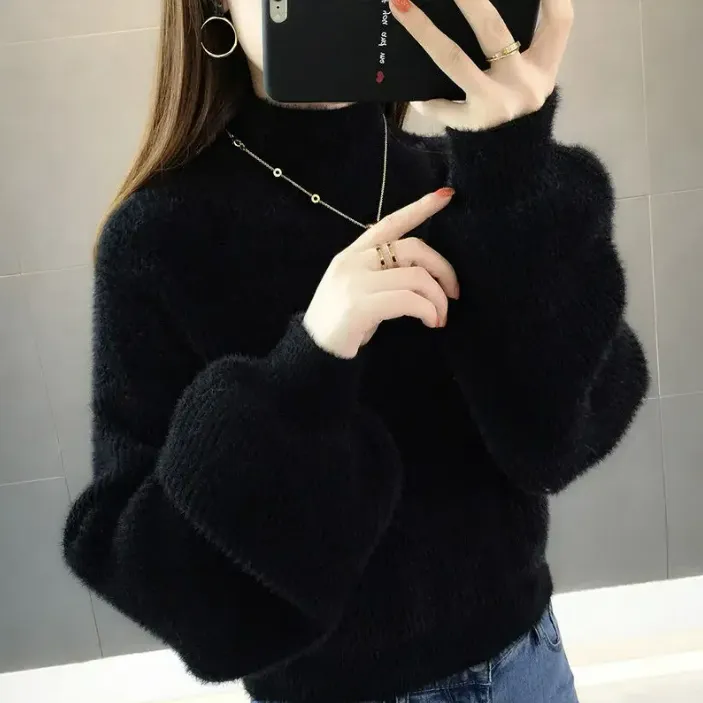 Ivyshape | Bell Sleeve Sweater