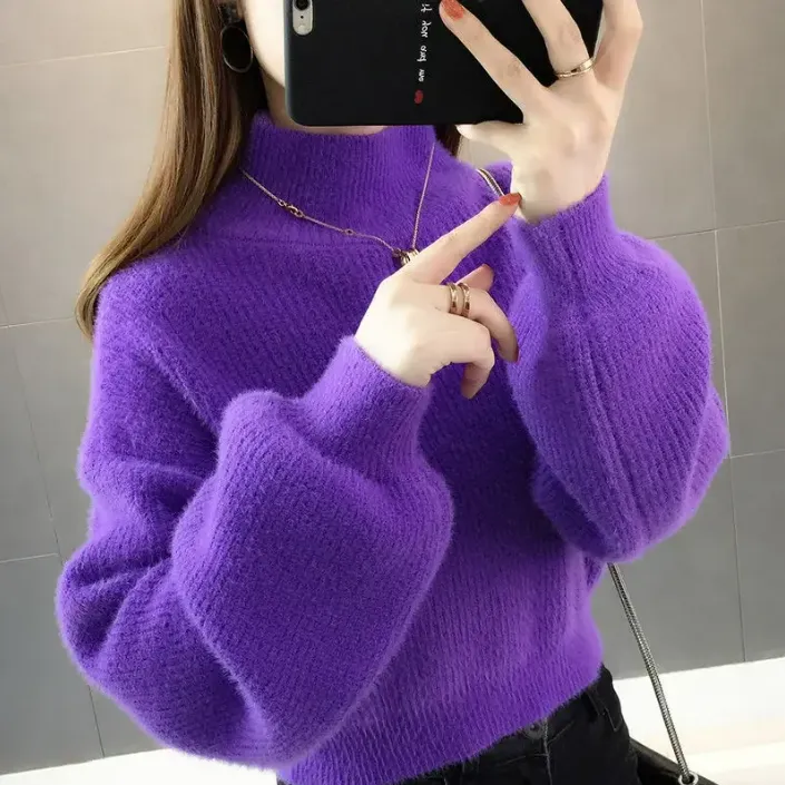 Ivyshape | Bell Sleeve Sweater