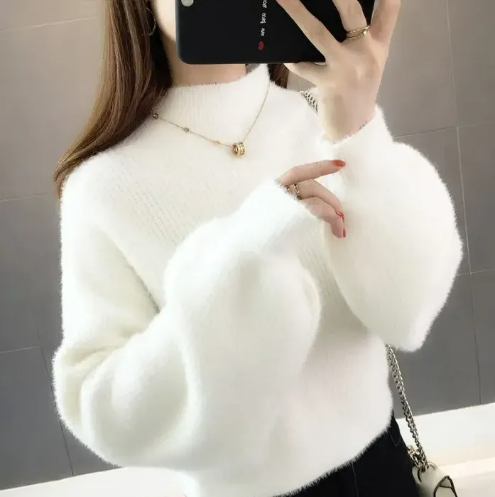 Ivyshape | Bell Sleeve Sweater