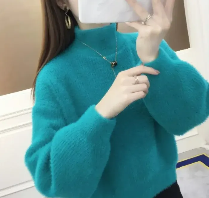Ivyshape | Bell Sleeve Sweater