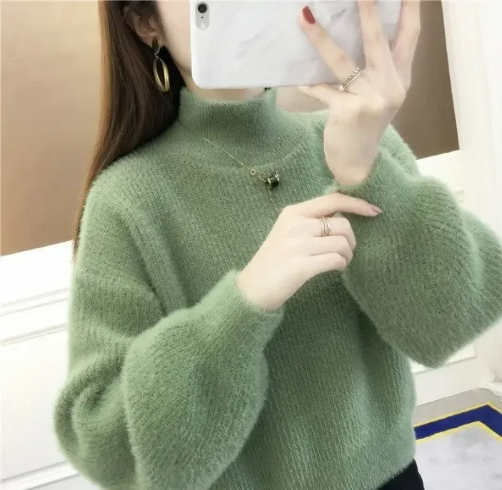 Ivyshape | Bell Sleeve Sweater