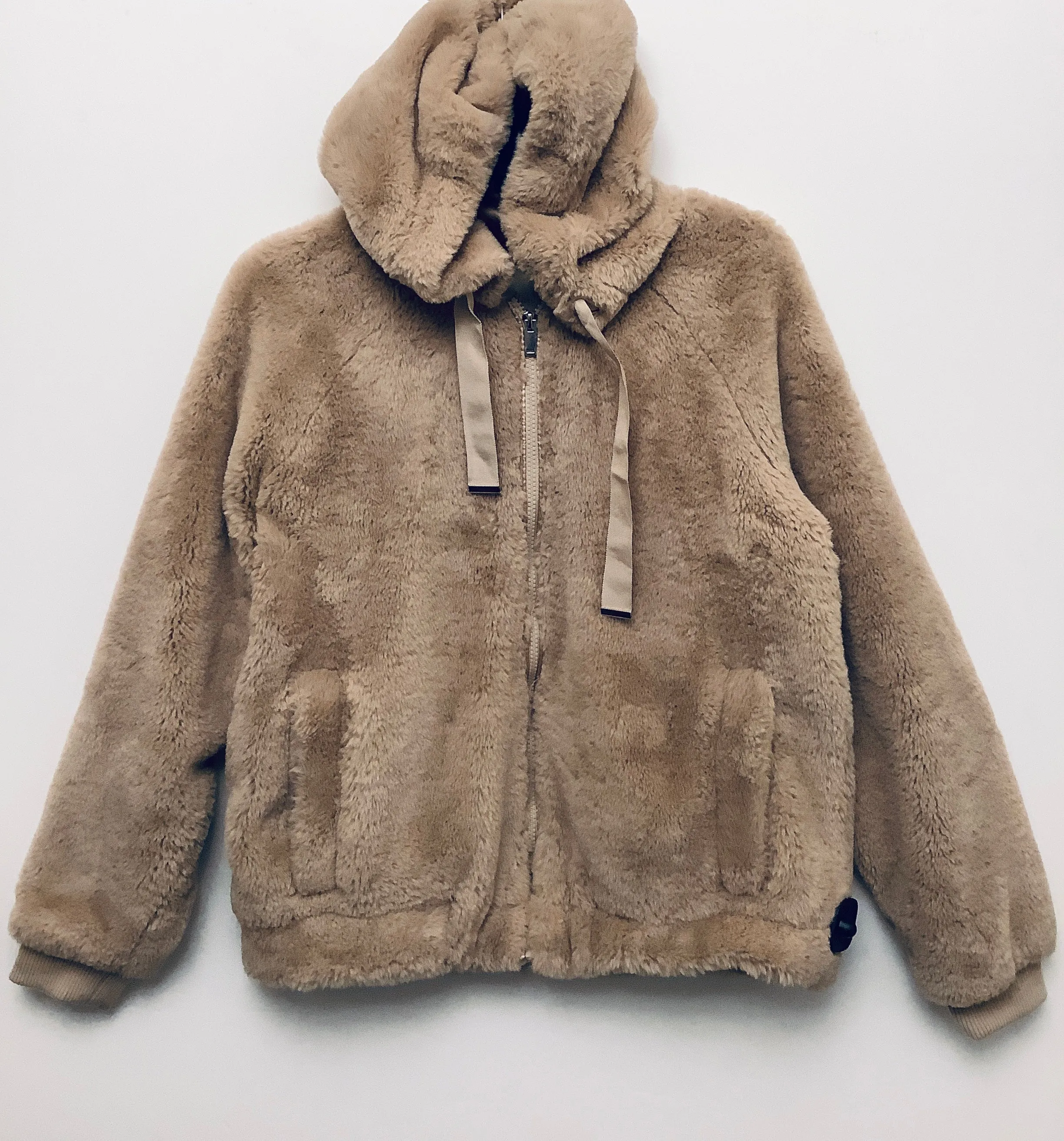 Jacket Faux Fur & Sherpa By Altard State In Tan, Size: M