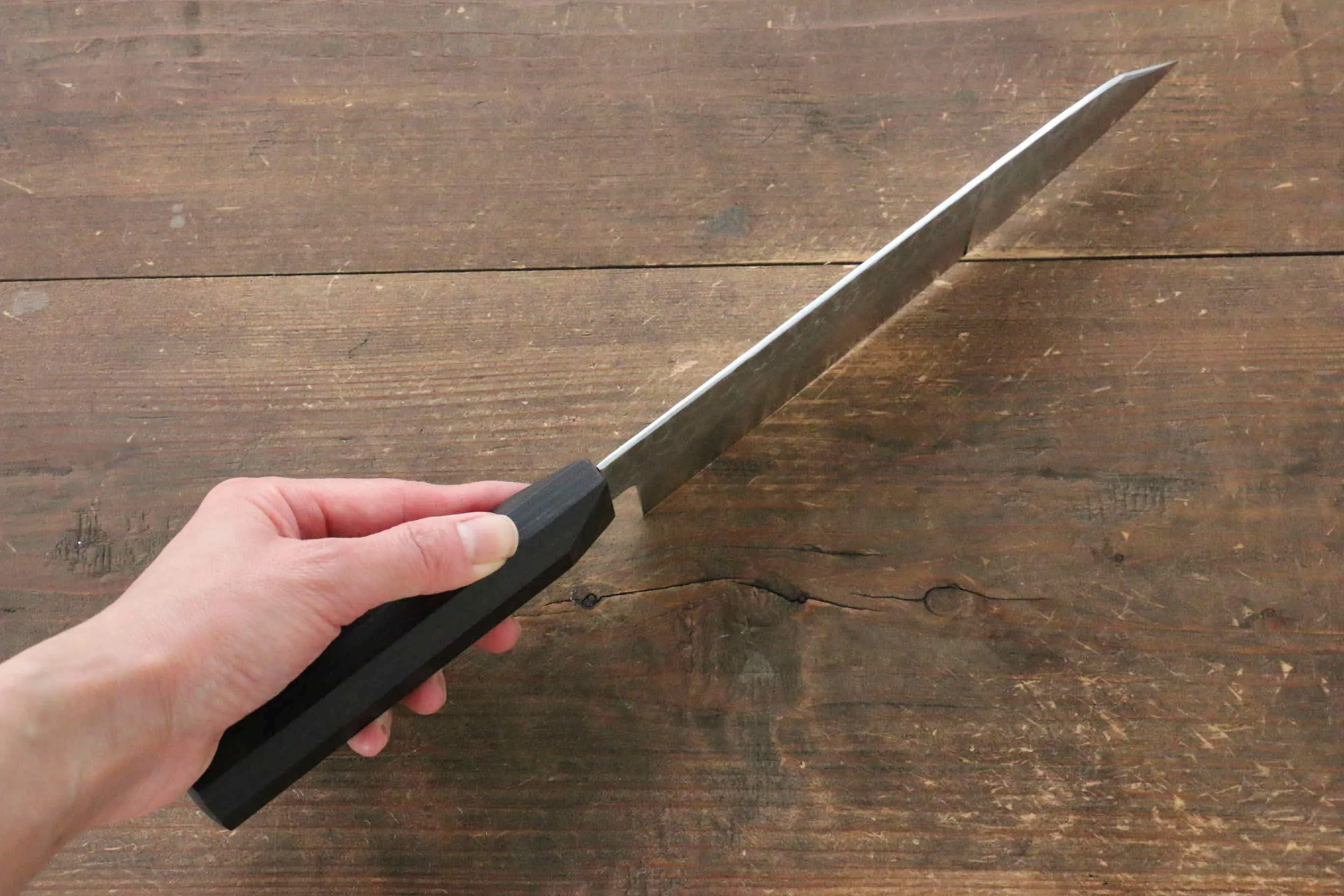 Jikko VG10 17 Layer Gyuto  200mm Ebony Wood Handle