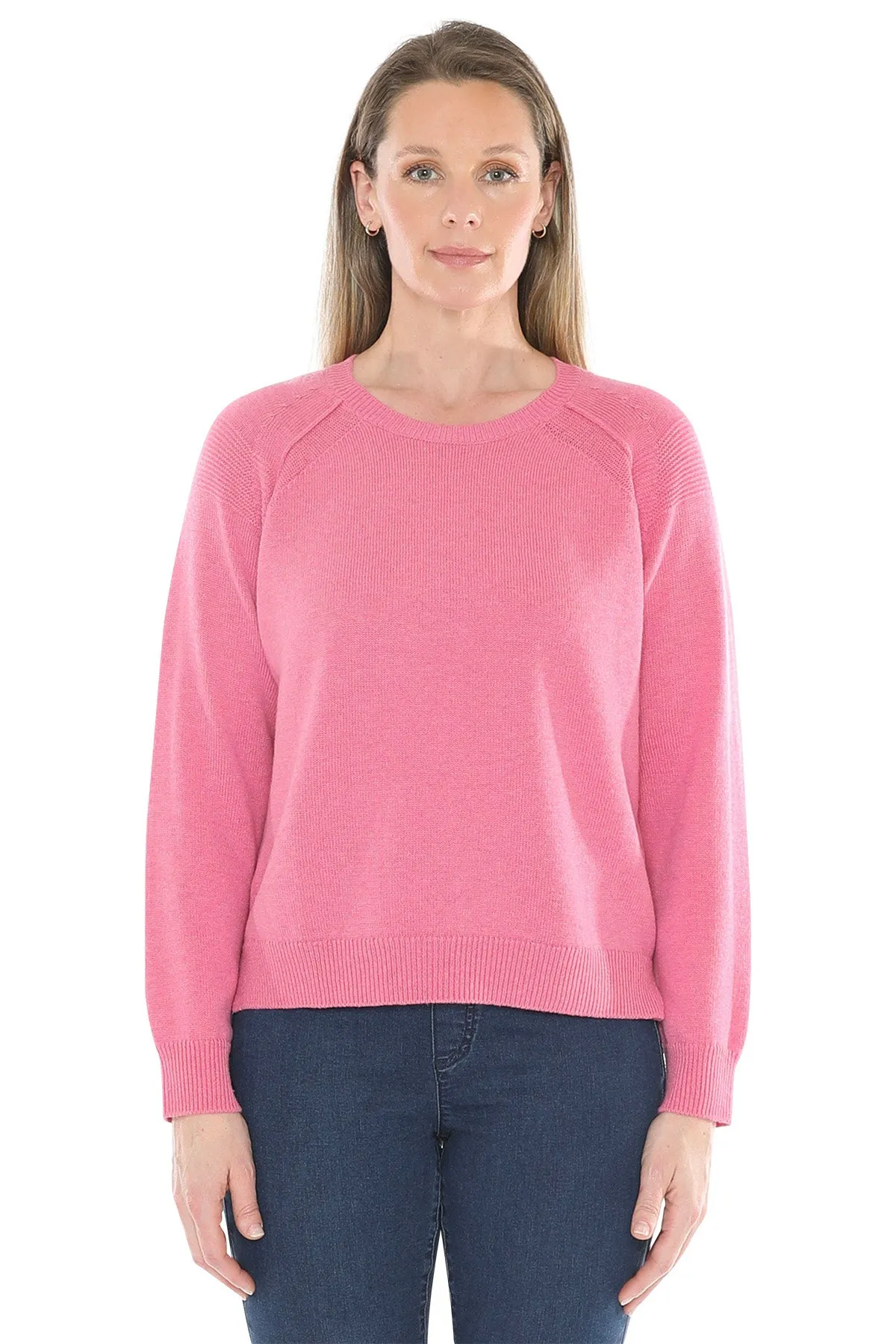 Jump Detail Raglan Pullover