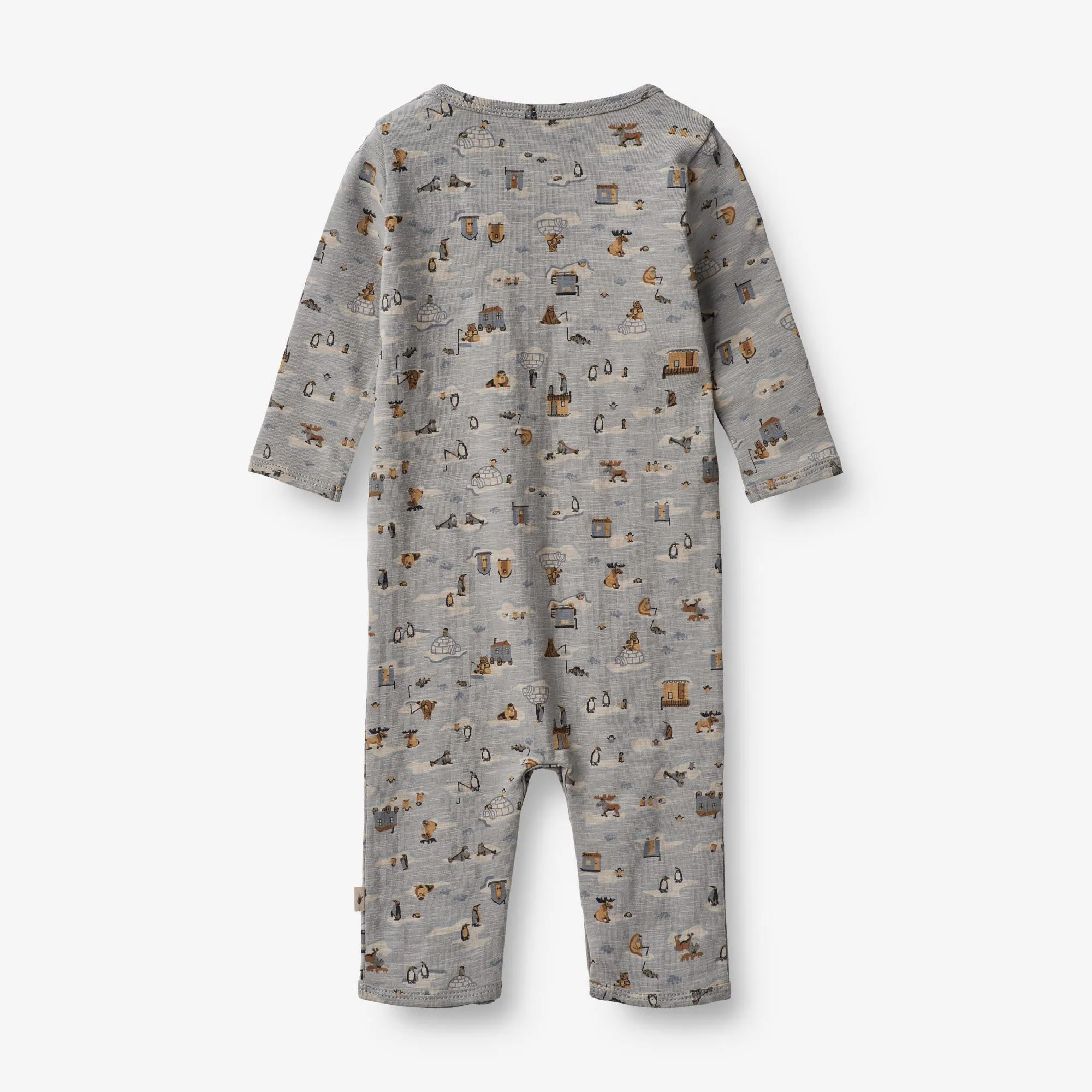 Jumpsuit Theis | Baby - winter sky fishing