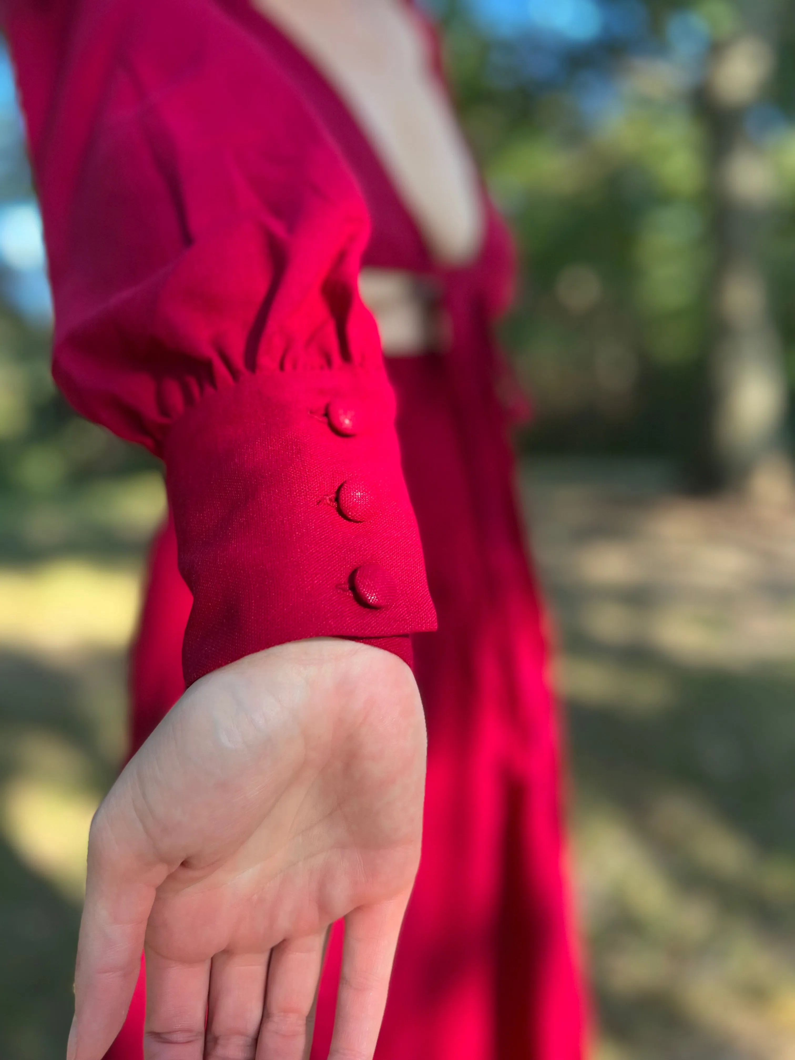 Juniper Dress in Merlot