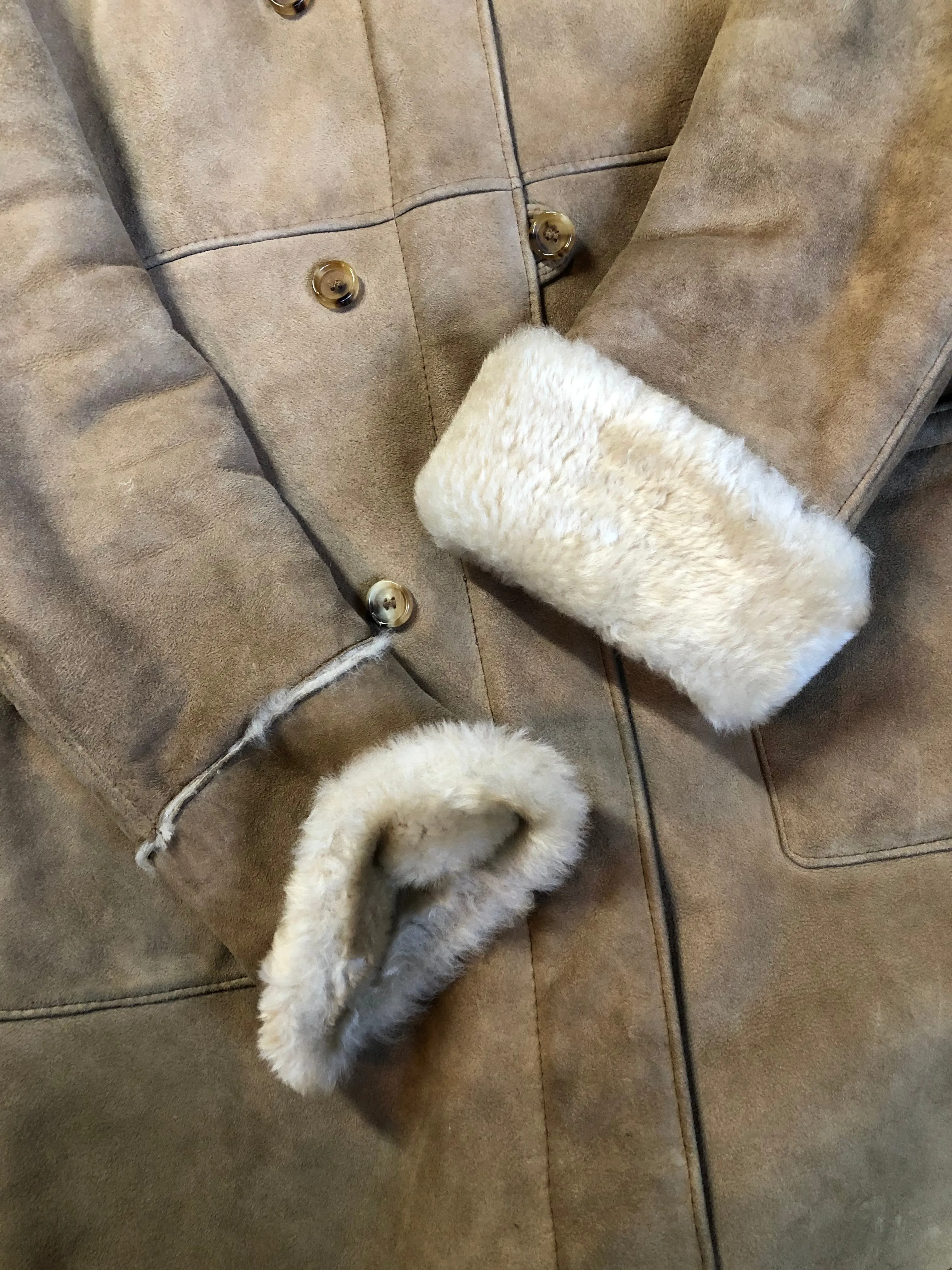 Karl Inderbieten Shearling Coat