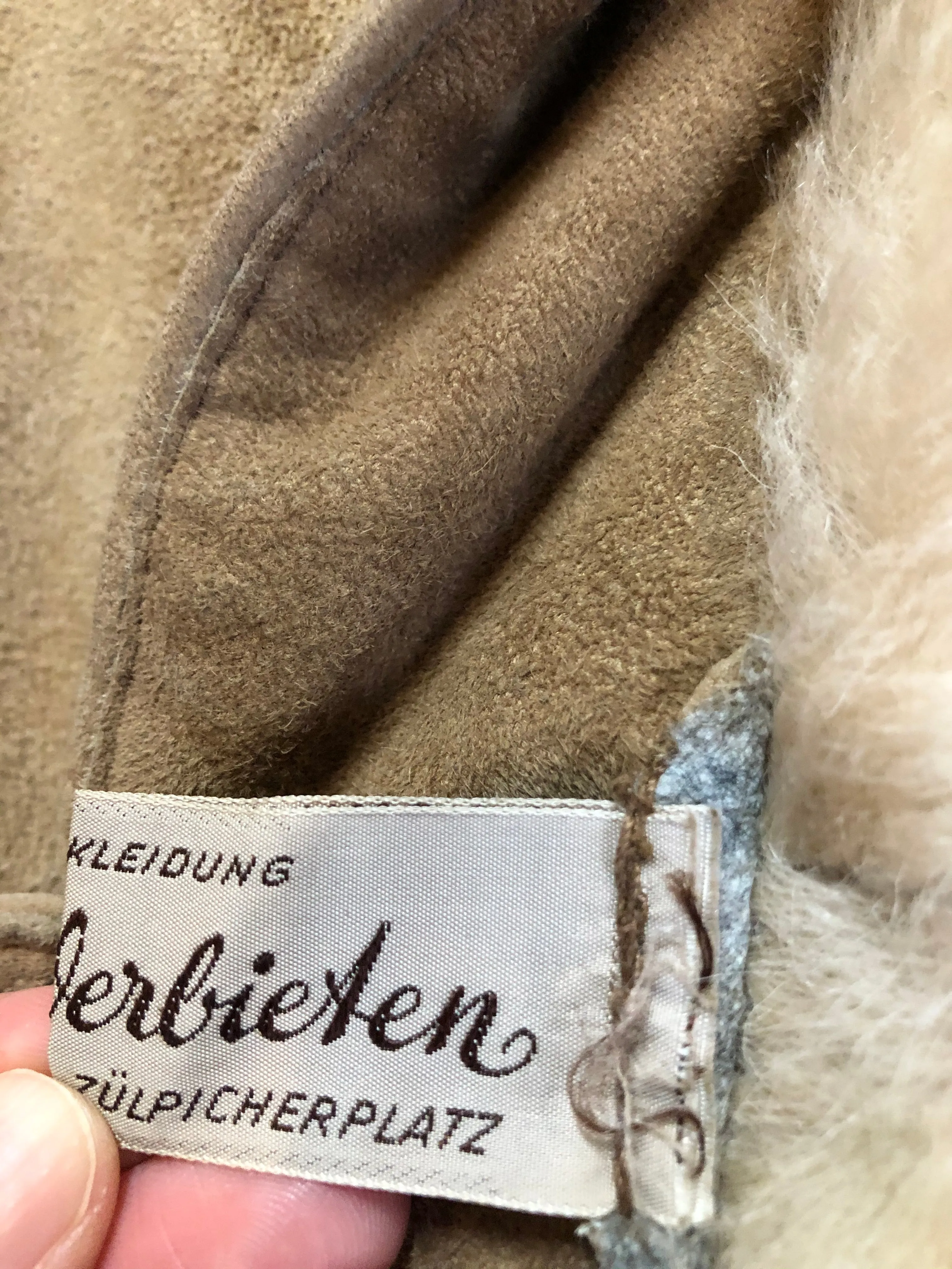 Karl Inderbieten Shearling Coat