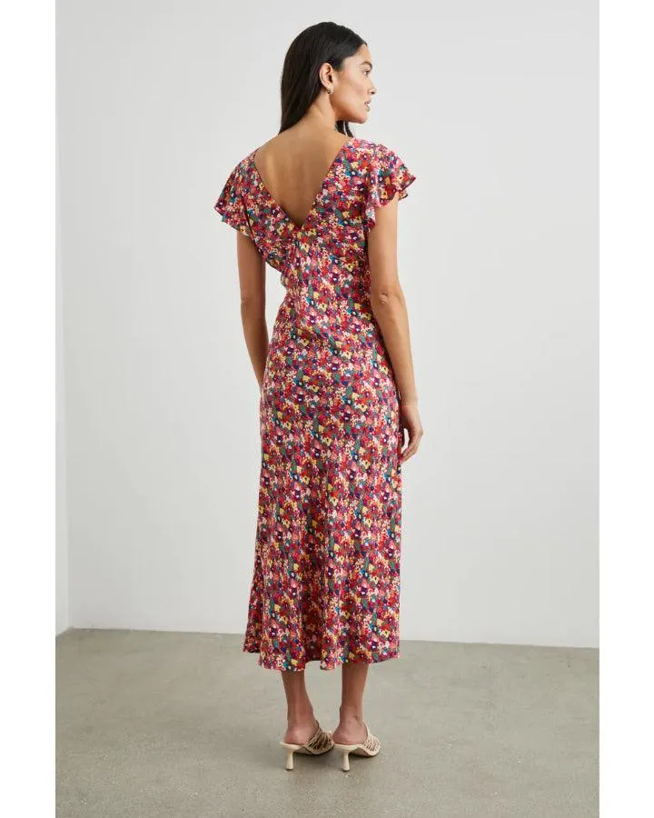Kenz Scarlet Floral Dress